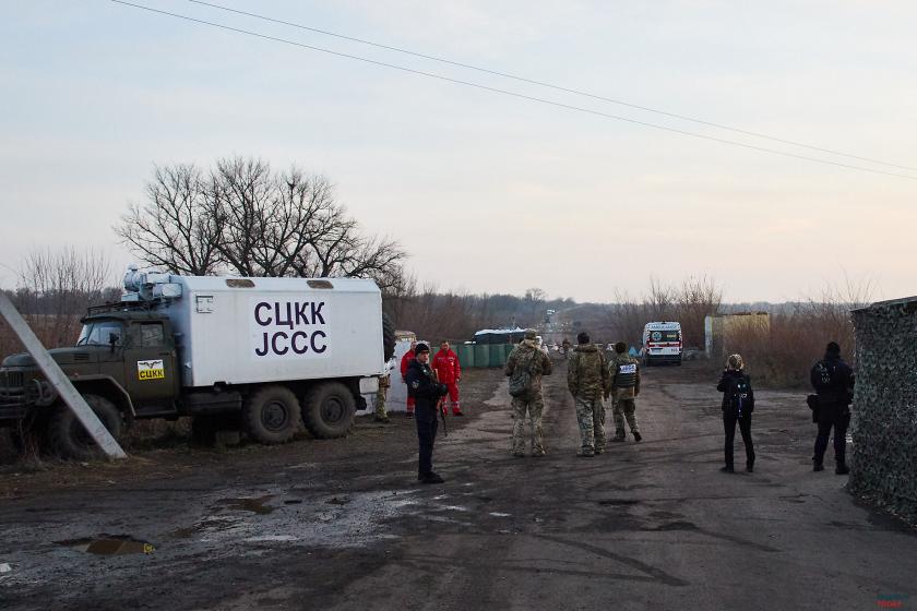 ООС, разведение войск, Донбасс, война, КПВВ, СЦКК. Фото: Сергей Козлов / KHARKIV Today
