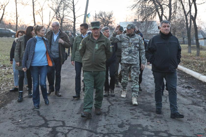 ООС, разведение войск, Донбасс, война. Фото: Сергей Козлов / KHARKIV Today