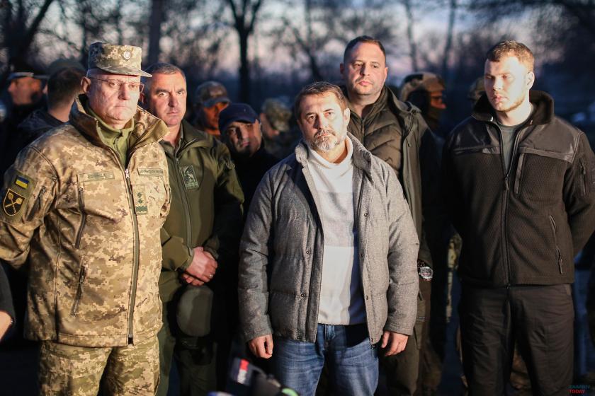 ООС, разведение войск, Донбасс, война. Фото: Сергей Козлов / KHARKIV Today