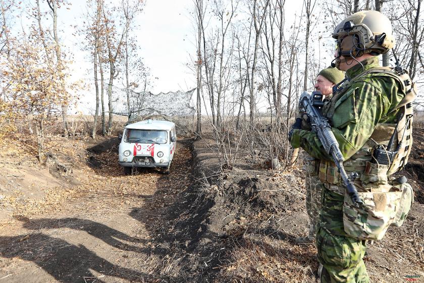 ООС, разведение войск, Донбасс, война. Фото: Сергей Козлов / KHARKIV Today