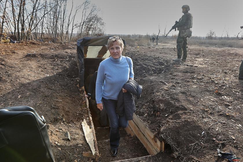 ООС, разведение войск, Донбасс, война. Фото: Сергей Козлов / KHARKIV Today