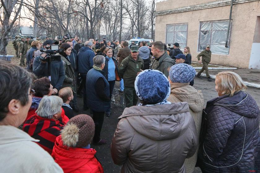 ООС, разведение войск, Донбасс, война. Фото: Сергей Козлов / KHARKIV Today
