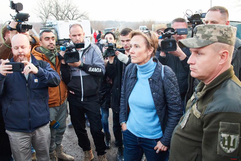 ООС, разведение войск, Донбасс, послы, война. Фото: Сергей Козлов / KHARKIV Today