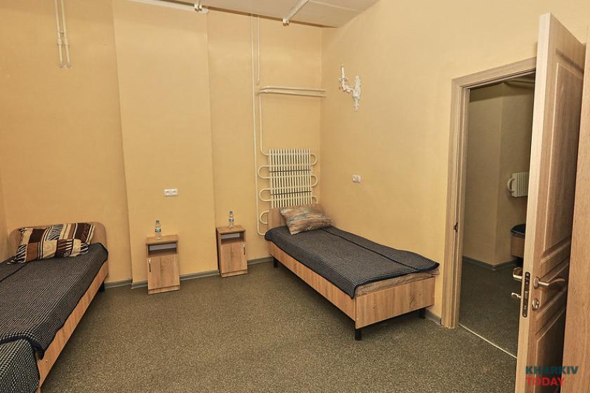 зал ожидания для военных на ЮЖД. Фото: Сергей Козлов / KHARKIV Today