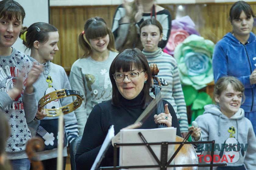 МАСО "Слобожанский" в детском доме-интернате в Богодухове. Фото: Сергей Козлов / KHARKIV Today