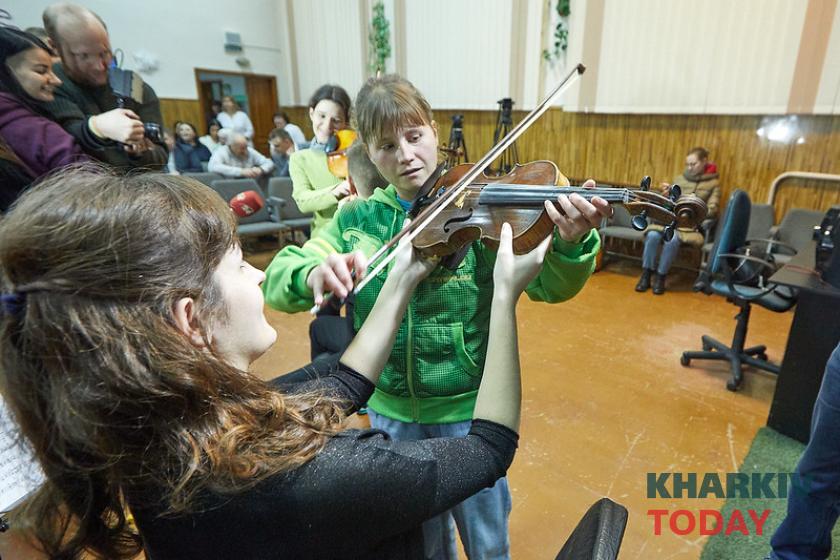 МАСО "Слобожанский" в детском доме-интернате в Богодухове. Фото: Сергей Козлов / KHARKIV Today