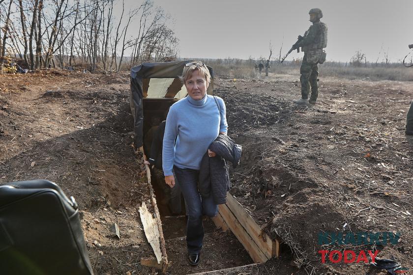 ООС, разведение войск, Донбасс, война. Фото: Сергей Козлов / KHARKIV Today