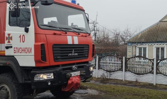 Жінка загинула на пожежі в Лозівському районі