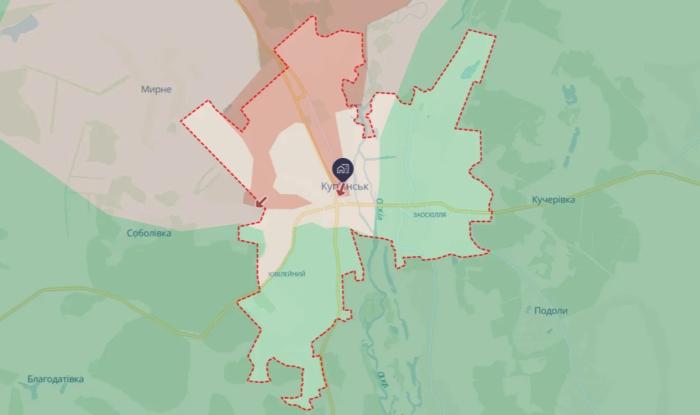 Карта: скрин DeepState.