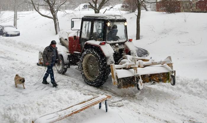 Метель обрушилась на Харьков около двух часов ночи. Фото: KHARKIV Today.