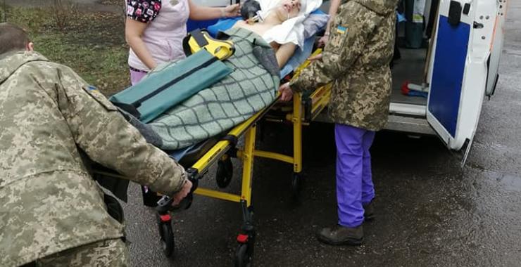 Пострадавший в ДТП военный. Фото: соцсети