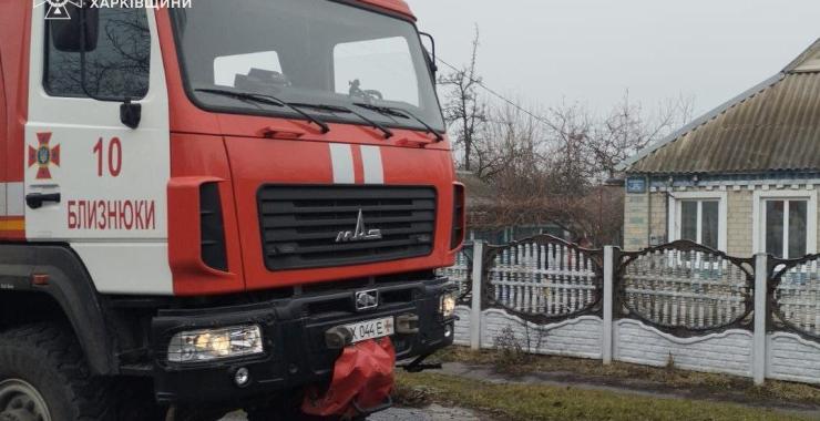 Жінка загинула на пожежі в Лозівському районі