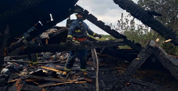 Під час пожежі у Харківському районі загинув чоловік
