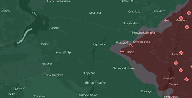 Росіяни просуваються з Донеччини у бік Харківської області — Deepstate
