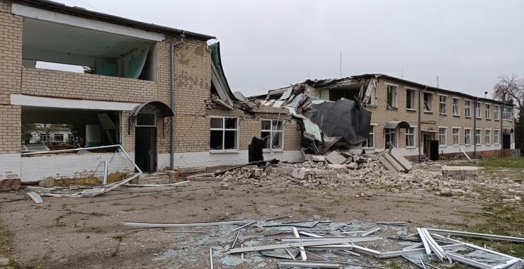 Російська армія завдала ударів по дитячому психоневрологічному інтернату у Харківській області