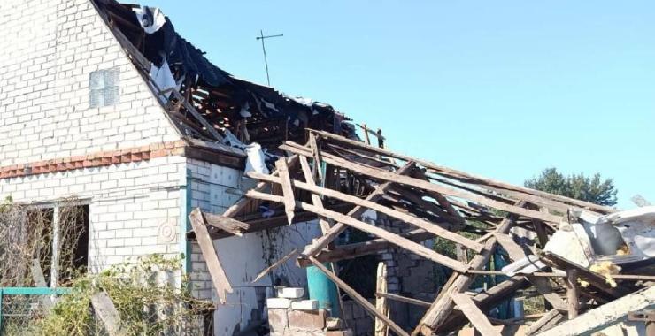 На Харківщині поранено чоловіка, пошкоджено готель, АЗС та будинки
