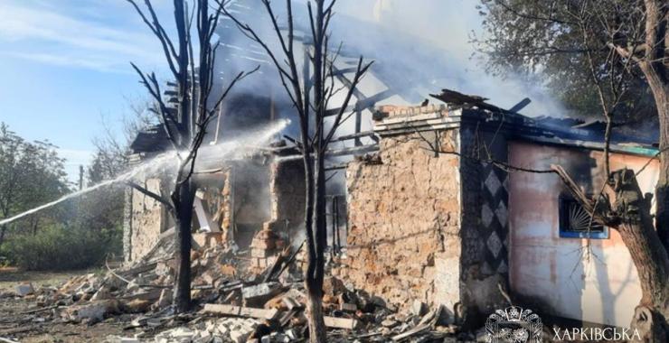 Горіла агрофірма, АЗТ і магазин: що пошкодили на Харківщині ворожі обстріли