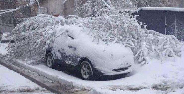 снегопад в Харькове