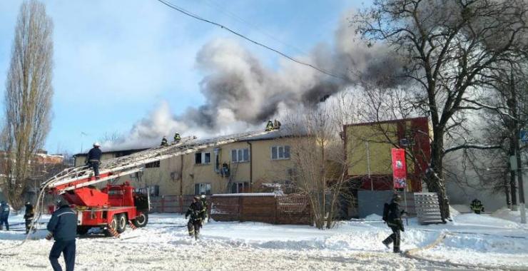 пожар на Московском проспекте