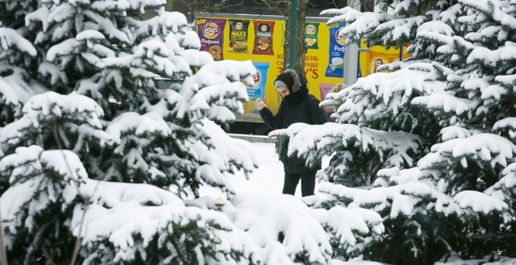 снегпад в Харькове