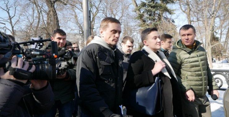 Савченко идет в изолятор СБУ
