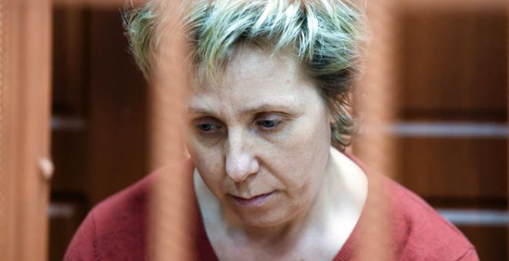 Управляющая торговым центром "Зимняя вишня" Надежда Судденок в суде. Фото: Интерфакс