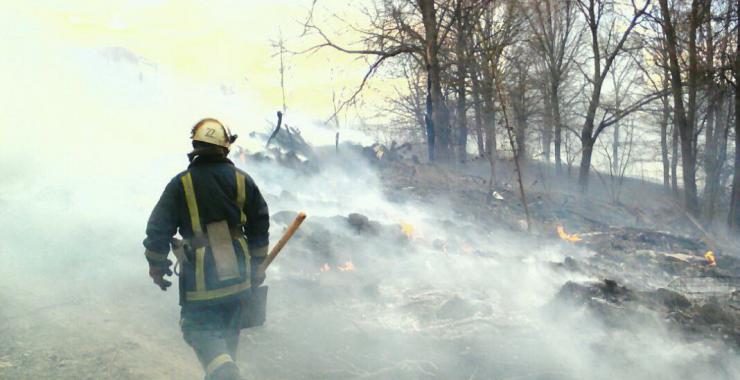 Пожарные потушили около 30 пожаров за сутки. Фото: ГСЧС