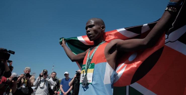 Спортсмен из Кении установил рекорд Харьковского марафона. Фото: facebook.com/Kharkivinternationalmarathon