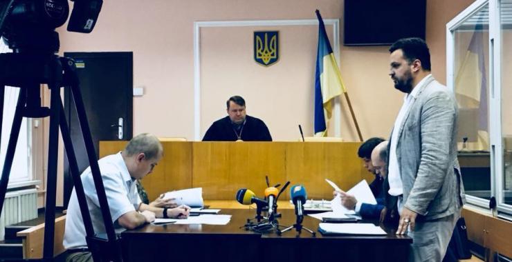 Глава Госкино Филипп Ильенко на суде. Фото: facebook.com/philip.illienko