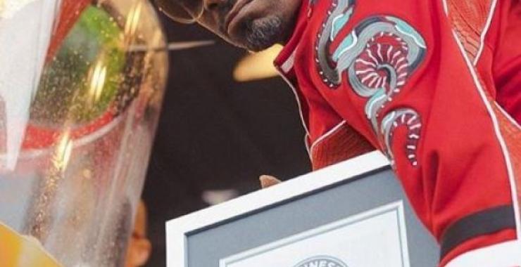 Snoop Dogg попал в Книгу рекордов Гиннеса. Фото: guinnessworldrecords.com