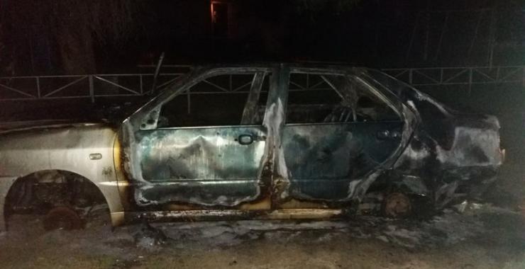 В Основянском районе сгорел автомобиль.