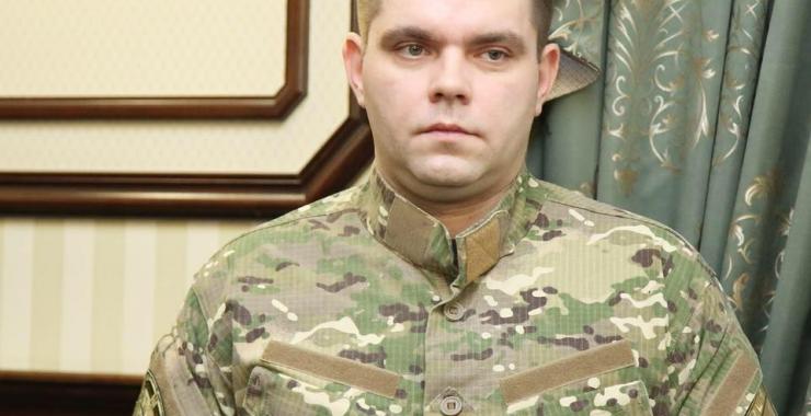 Замкомандира батальона "Харьков" Александр Ларин. Фото: соцсет