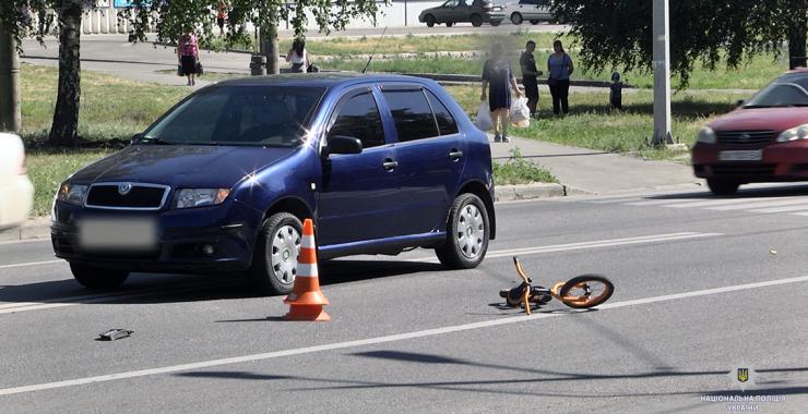 В Харькове за месяц произошло 16 ДТП с велосипедистами. Фото: ГУНП