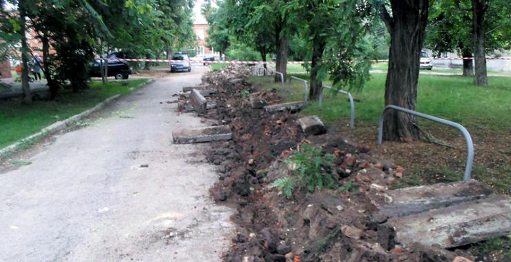 На Полтавском шляхе нашли снаряд.