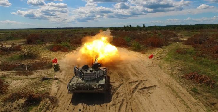 Укроборонпром проводит огневые испытания нового танка. Фото: Укроборонпром
