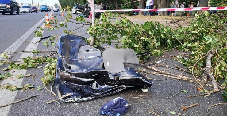 Водителя Skoda fabia госпитализировали в больницу. Фото: Патрульная полиция Харькова