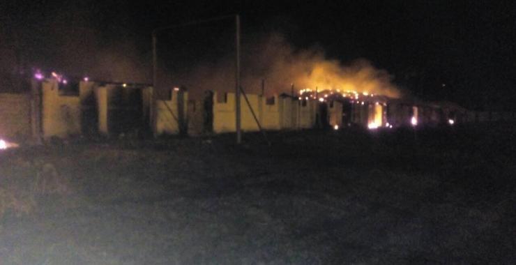 Пожар на зерновых складах: полиция открыла уголовное дело. Фото: ГУ НП в Харьковской области