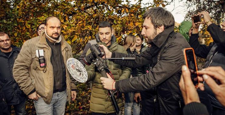 В Украине начались съемки исторической драмы "Черный ворон" по роману Шкляра. Фото: Госкино / Facebook