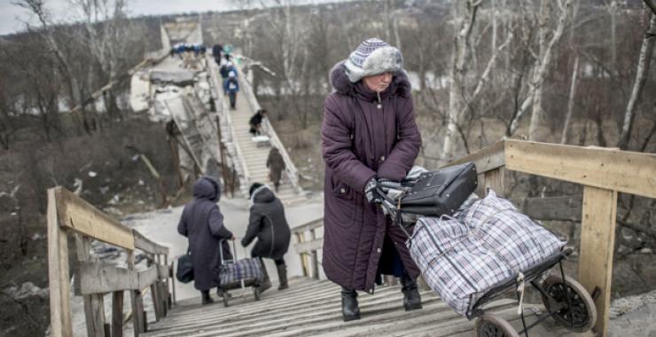 Мост в Станице Луганской. Фото: соцсети