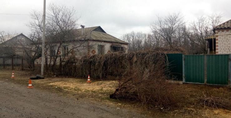 В Дергачевском районе возле дома обнаружили снаряд. Фото: ГУ НП в Харьковской области