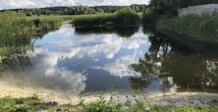 река утонул в воде. Фото: ГСЧС в Харьковской области