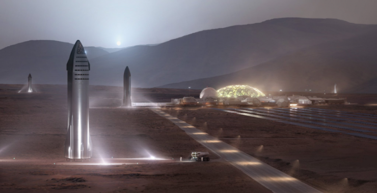 ракета Илон Маск. Скрин: Twitter / SpaceX