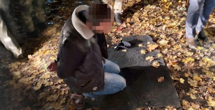 задержали злоумышленника. Фото: ГУНП в Харьковской области