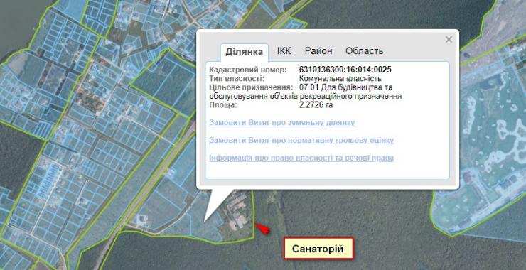 земля возле туберкулезного санатория. Скрин: ХАЦ