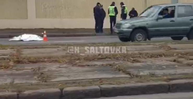 сбил пешехода Московский проспект. Скрин: Видео Х Салтовка