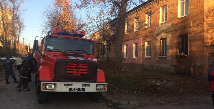 пожар в жилом доме. Фото: ГСЧС в Харьковской области