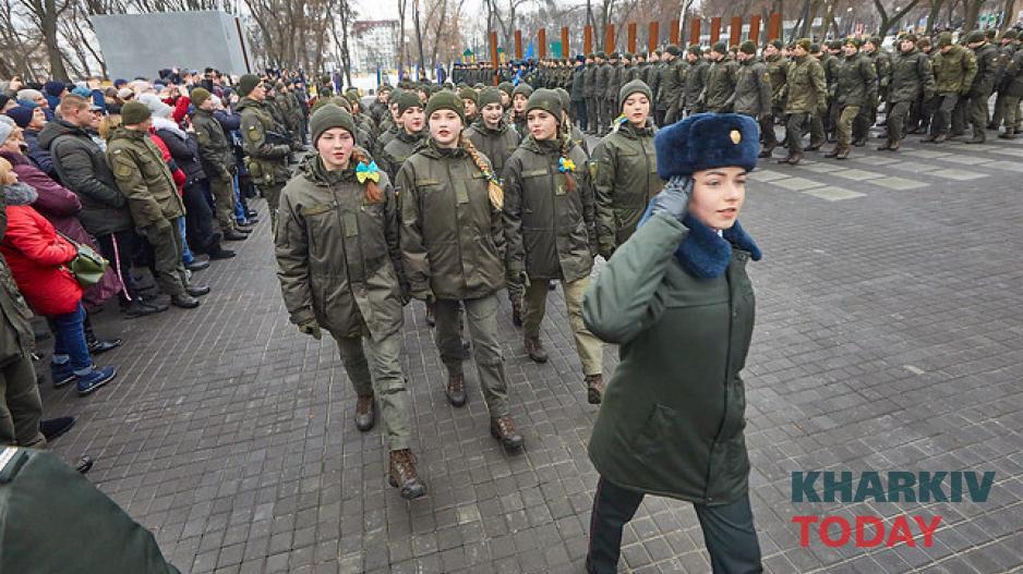 присяга. Фото: Сергей Козлов/KHARKIV Today