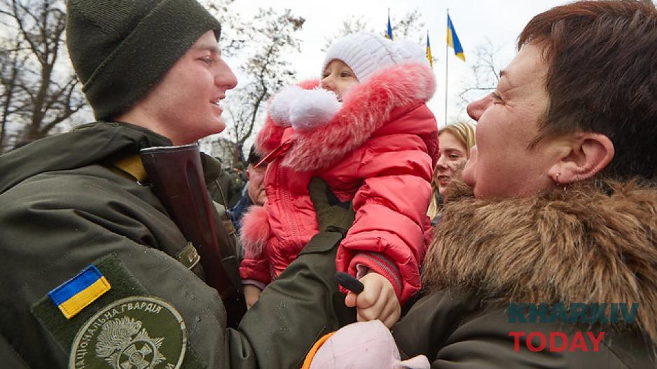 присяга. Фото: Сергей Козлов/KHARKIV Today