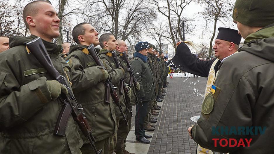 присяга. Фото: Сергей Козлов/KHARKIV Today