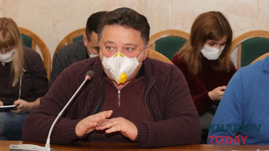Александр Фельдман в Харьковской ОГА. Фото: Сергей Козлов / KHARKIV Today Фото: Сергей Козлов / KHARKIV Today